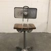 Brushed Steel Drafting Stool
