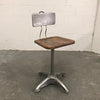 Brushed Steel Drafting Stool
