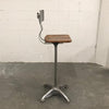 Brushed Steel Drafting Stool