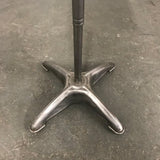 Brushed Steel Drafting Stool