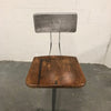 Brushed Steel Drafting Stool