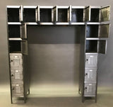 Brushed Steel Locker Unit