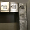 Brushed Steel Locker Unit