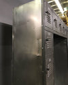 Brushed Steel Locker Unit