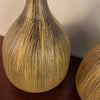 Mid Century Modern Art Pottery Gourd Table Lamps