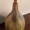 Mid Century Modern Art Pottery Gourd Table Lamps