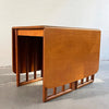 Mid Century Modern Birch Drop Leaf Dining Table