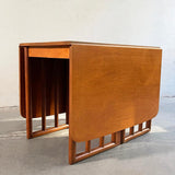 Mid Century Modern Birch Drop Leaf Dining Table