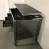Industrial Brushed Steel Military Desk
