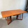 Mid Century Modern Birch Drop Leaf Dining Table