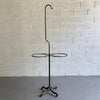 Early 20th Century Industrial Rolling Brushed Steel Transfusion Rack