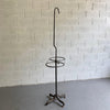 Early 20th Century Industrial Rolling Brushed Steel Transfusion Rack