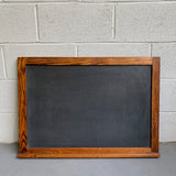 Slate Chalkboard With Oak Frame