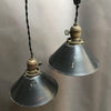 Gunmetal Cone Pendants