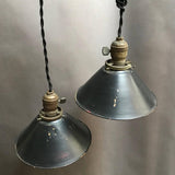 Gunmetal Cone Pendants