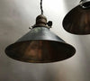 Gunmetal Cone Pendants