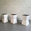 Modernist Geometric Stool Stands