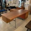 George Nelson For Herman Miller Executive Desk With Credenza Return