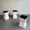 Modernist Geometric Stool Stands