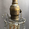 Petite Brass Cage Light