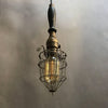 Petite Brass Cage Light