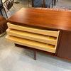 Minimal Scandinavian Modern Teak Credenza