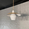 Mid Century Modern Intersecting Disc Pendant Light