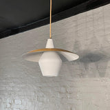 Mid Century Modern Intersecting Disc Pendant Light