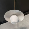 Mid Century Modern Intersecting Disc Pendant Light