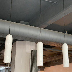 Tubular Blown Glass Pendant Lights