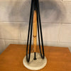 Mid Century Modern Bamboo Table Lamp With String Shade