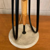 Mid Century Modern Bamboo Table Lamp With String Shade