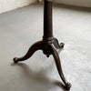 Industrial Antique Oak Artist Rendering Easel With Cast Iron Base