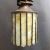 Brass and Stained Glass Pendants