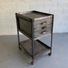 Industrial Brushed Steel Tool Caddy