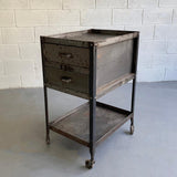 Industrial Brushed Steel Tool Caddy