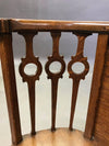 Carved Oak Settle Bench