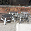 Aluminum Train Station Stools