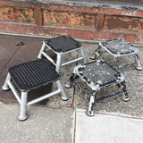 Aluminum Train Station Stools