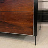 Sleek Modern Rosewood And Chrome Low Dresser