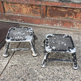 Aluminum Train Station Stools