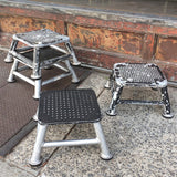 Aluminum Train Station Stools