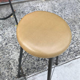Upholstered Angle Iron Barstools