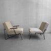 Wrought Iron Lounge Chairs By Dan Johnson For Pacific Iron