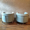 Milo Baughman Chrome Barrel Chairs