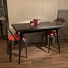 Gunmetal Steel Tolix Table by Xavier Pauchard