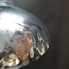 Silver Quilted Mercury Glass Pendant