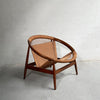 Scandinavian Modern Ringstol Woven Hoop Chair By Illum Wikkelsø