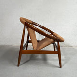 Scandinavian Modern Ringstol Woven Hoop Chair By Illum Wikkelsø