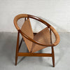Scandinavian Modern Ringstol Woven Hoop Chair By Illum Wikkelsø